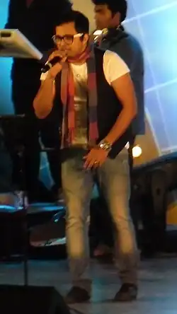 Ranjith performing at Sangarsh