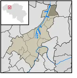 Location of Sint-Kruis-Winkel in Ghent