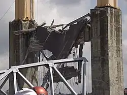 Remains of the bridge