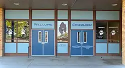 Skyline High School front entrance