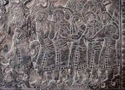 Sogdian musicians from the funerary couch, Northern Qi, Guimet Museum.[2]