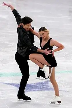 Solene Mazingue and Marko Jevgeni Gaidajenko at the 2024 World Championships