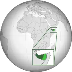 Location on the world map
