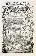 Songs of Innocence copy U 1789 The Houghton Library object 11 "The Lamb"