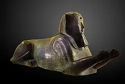 Sphinx of Pharaoh Apries, from the collection of Count Caylus, now in the Louvre Museum