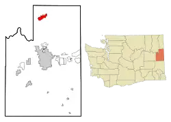 Location of Deer Park, Washington