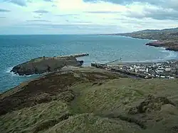Photograph of a small island off the coast