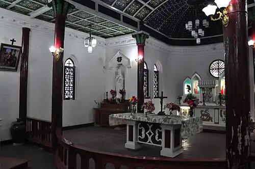 Altar of St. Anne's Church, Moxi (Diocese of Kangding)