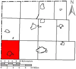 Location of St. Joseph Township in Williams County