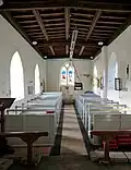 Interior of St Giles Church, Carburton