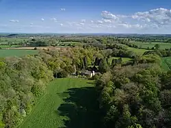 Aerial view from the north-west