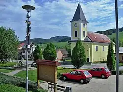 Square with the Church of the Nativity of the Virgin Mary