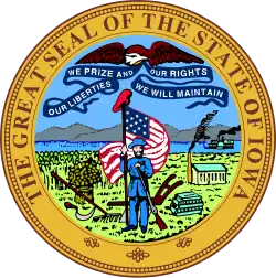 Official seal of Iowa