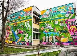 Street Art in Sarajevo by Rikardo Druškić.