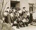 Students at the Hacienda del Sol ranch school in the 1930s