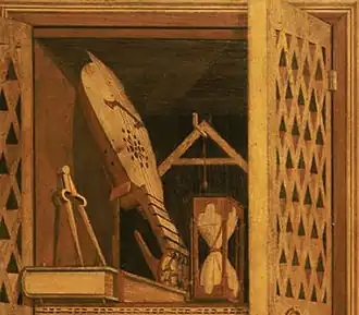 Detail of the Studiolo di Gubbio of Federico da Montefeltro