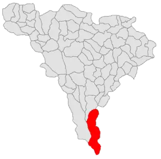 Location in Alba County
