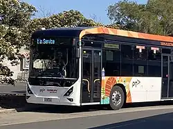 Bus at Sunbury station