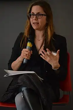 Susan Bernofsky speaking at swissnex San Francisco on April 3, 2013