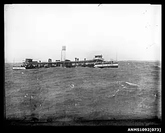 Binngarra crosses the Sydney Heads in a heavy swell