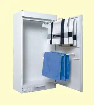 A small electrically heated drying cabinet