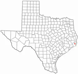 Location of Central Gardens, Texas