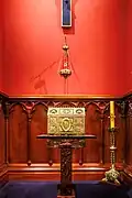 Tabernacle and sanctuary lamp