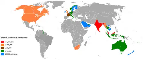Image 15Distribution of Tamils (2013) (from Tamils)