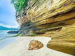 Tandang Mairan Rock Formation in Capual Island