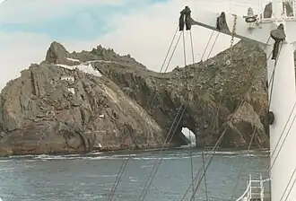 The lighthouse and sea arch