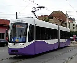 Rebuilt GT4 Armonia tram for STP Timișoara (Astra Vagoane Călători in partnership with Electroputere VFU)