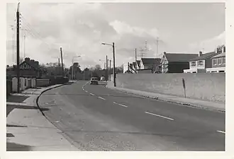 Templeogue Road (R137) near Templeogue Bridge in the 1960s