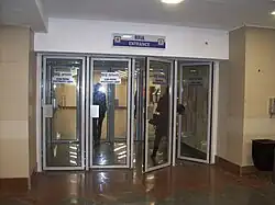 Entrance to the platform