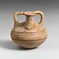 Fine-ware Minoan stirrup-jar, LM III B ca. 1300 BC (The Met's date)