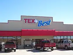 Tex Best, a large convenience store, operates off Interstate 35 in Dilley.