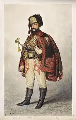 Théodore Valerio, Soldat de Bucarest, (Soldier from Bucharest), 1869