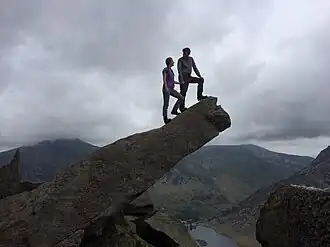 Carreg Cannan, on Tryfan's north ridge.