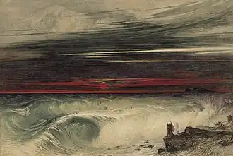 The Destruction of Pharaoh’s Host (1836). Pencil, watercolour with gum arabic, 58.4 x 85.7&nbsp;cm. J. Paul Getty Museum, Los Angeles