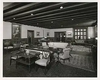 Dorothy Vernon Room, 1965.
