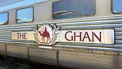 The exterior of AOB265. AOB265 was formerly the Oasis Bar and the Menindee Lakes Lounge Car.