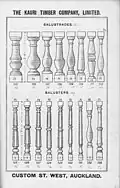 Balustrades and balusters, ca. 1906