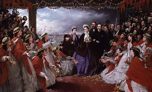The Landing of Princess Alexandra at Gravesend (1864; National Maritime Museum, London)