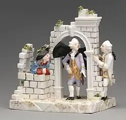 "The Large Bow", c. 1770, attributed to Riedel, 4.5 inches high