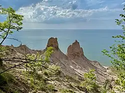 View of the bluff from the Bluff Trail, May 2016