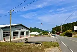 The Saunook Fire Department on Old Balsam Rd.