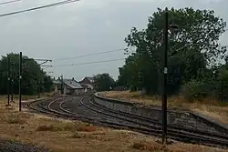 The former goods yard by Northallerton station