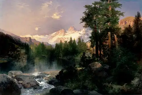 The Three Tetons by Thomas Moran, 1895