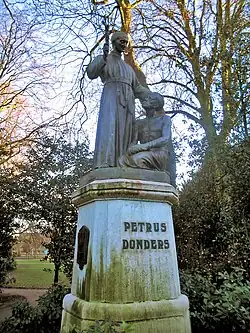 Tilburg, statue of Petrus Donders