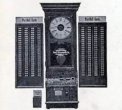 Time clock, 1909