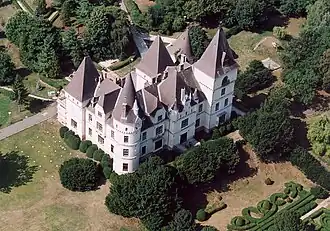 Andrássy castle in Tiszadob